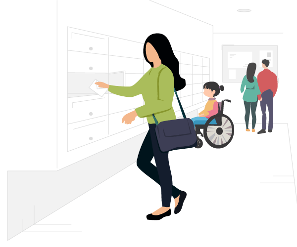 ゆとりあるメールコーナー